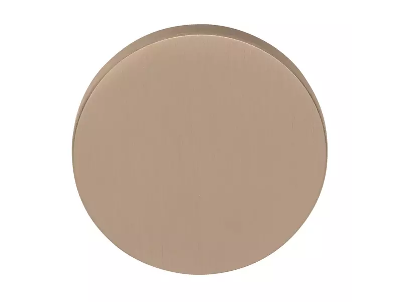 Blindrozet PVD licht brons Formani Gensler Rivio GLB53 rond 53mm